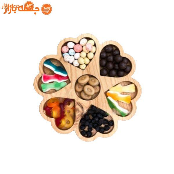 اردوخوری چوبی قلبی 7 خانه