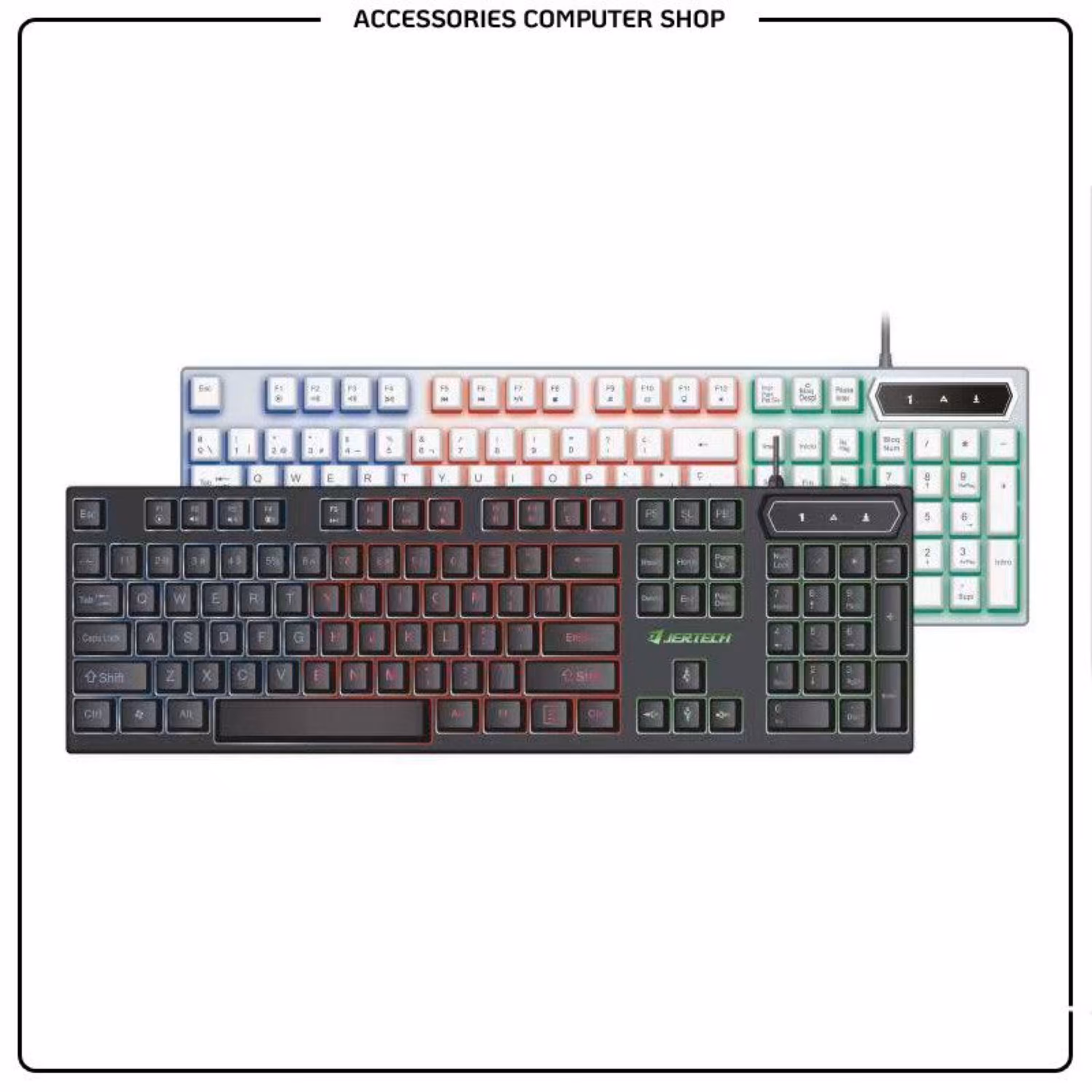 کیبورد مخصوص بازی جرتک مدل MAJOR K348