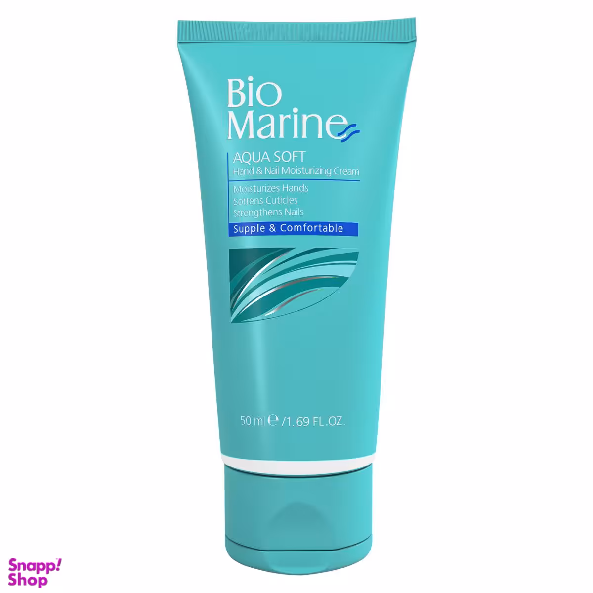کرم رطوبت رسان دست و ناخن بایومارین (Biomarine) مدل Aqua Soft حجم 50 میلی لیتر