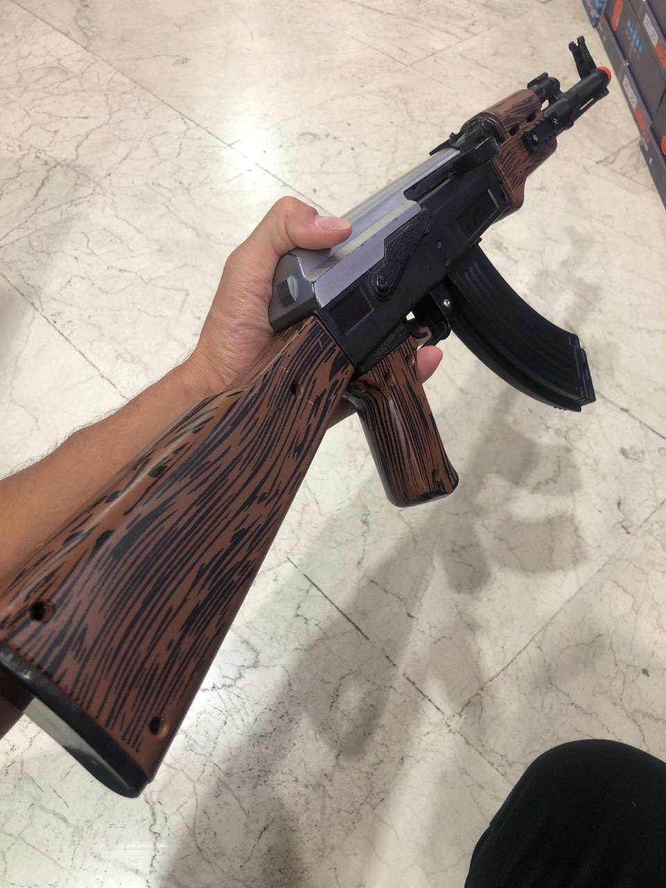 اسباب بازی تفنگ کلاشینکف ساچمه ای و ابری