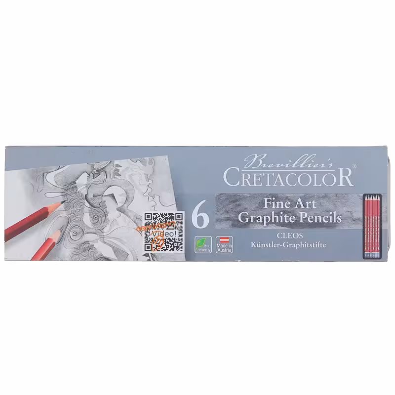 ست مداد طراحی 6 عددی کد 16025 کرتا کالر CRETACOLOR