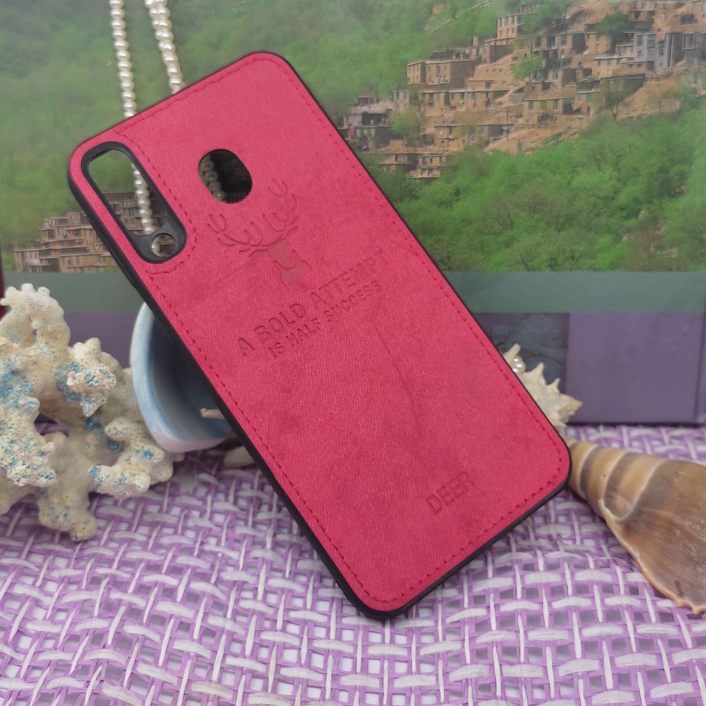 کاور گوشی سامسونگ a40s طرح گوزن 