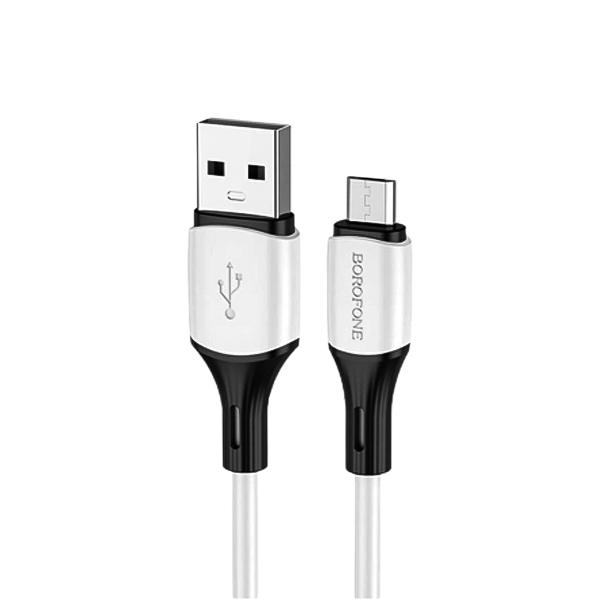 کابل تبدیل USB به MicroUSB بروفون مدل BX79 طول 1 متر