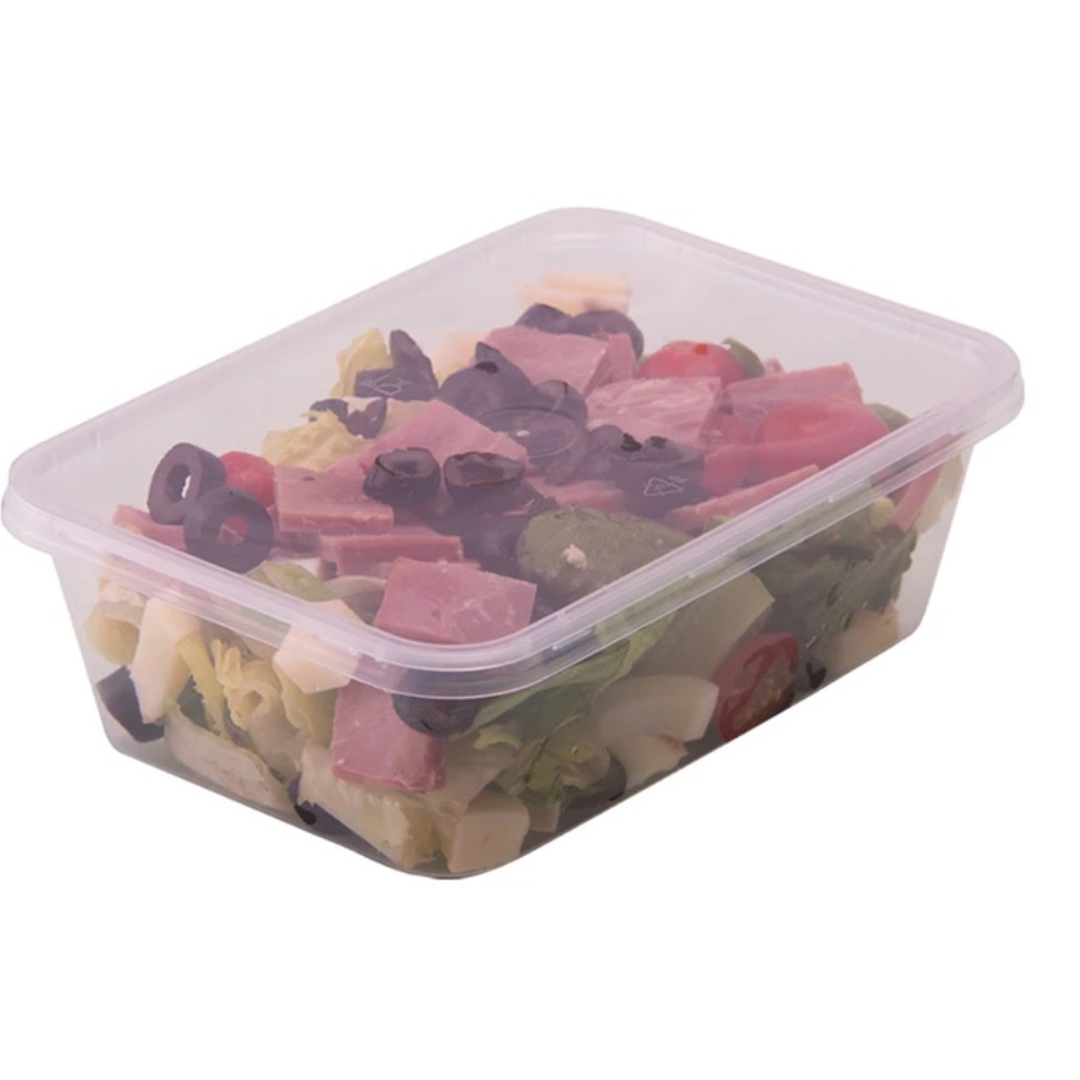 ظرف نظم دهنده یخچال ظرف فریزری ظرف ماکروویوی 750 گرمی  سری ده عددی 