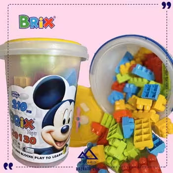 خانه سازی سطلی گرد ساعتی کد 20130 بریکس