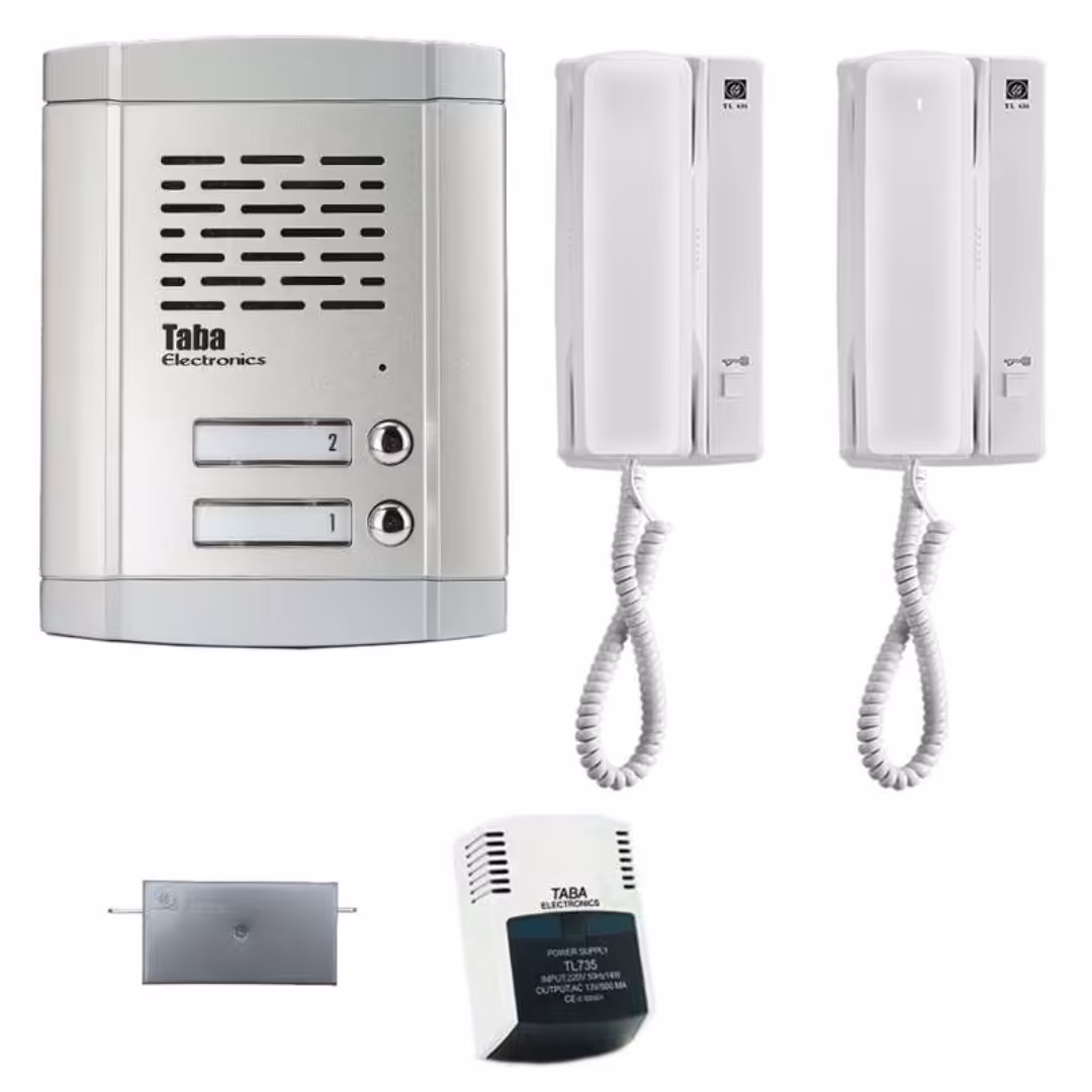 آیفون صوتی تابا . پک کامل 2 واحدی . با پنل 680 طرح جدید 