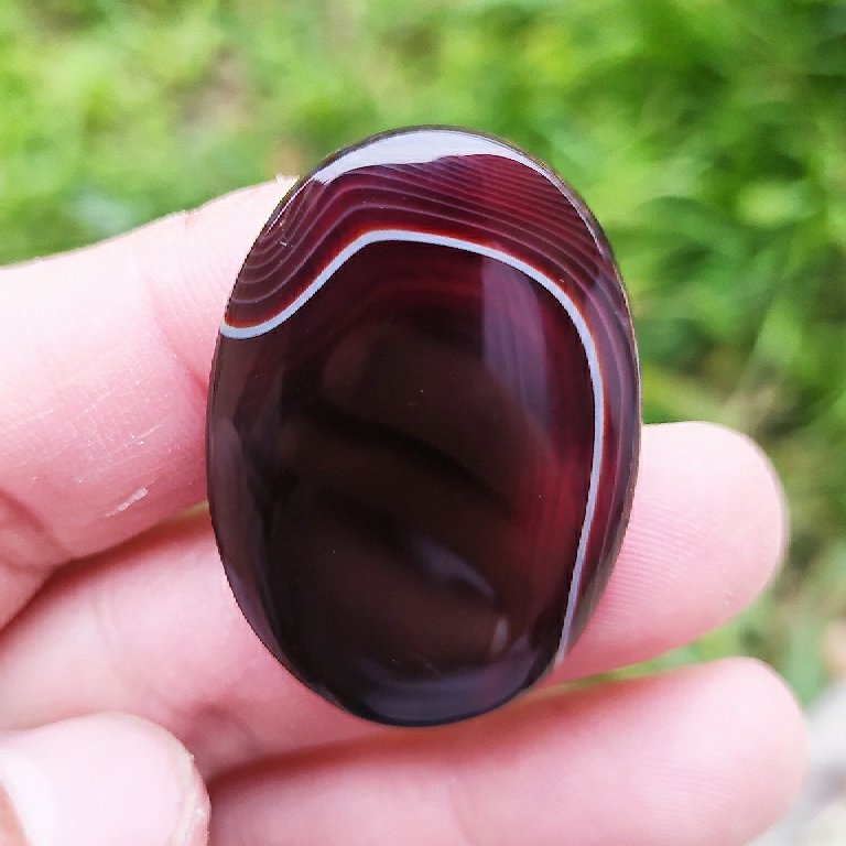 نگین گردنی عقیق سلیمانی