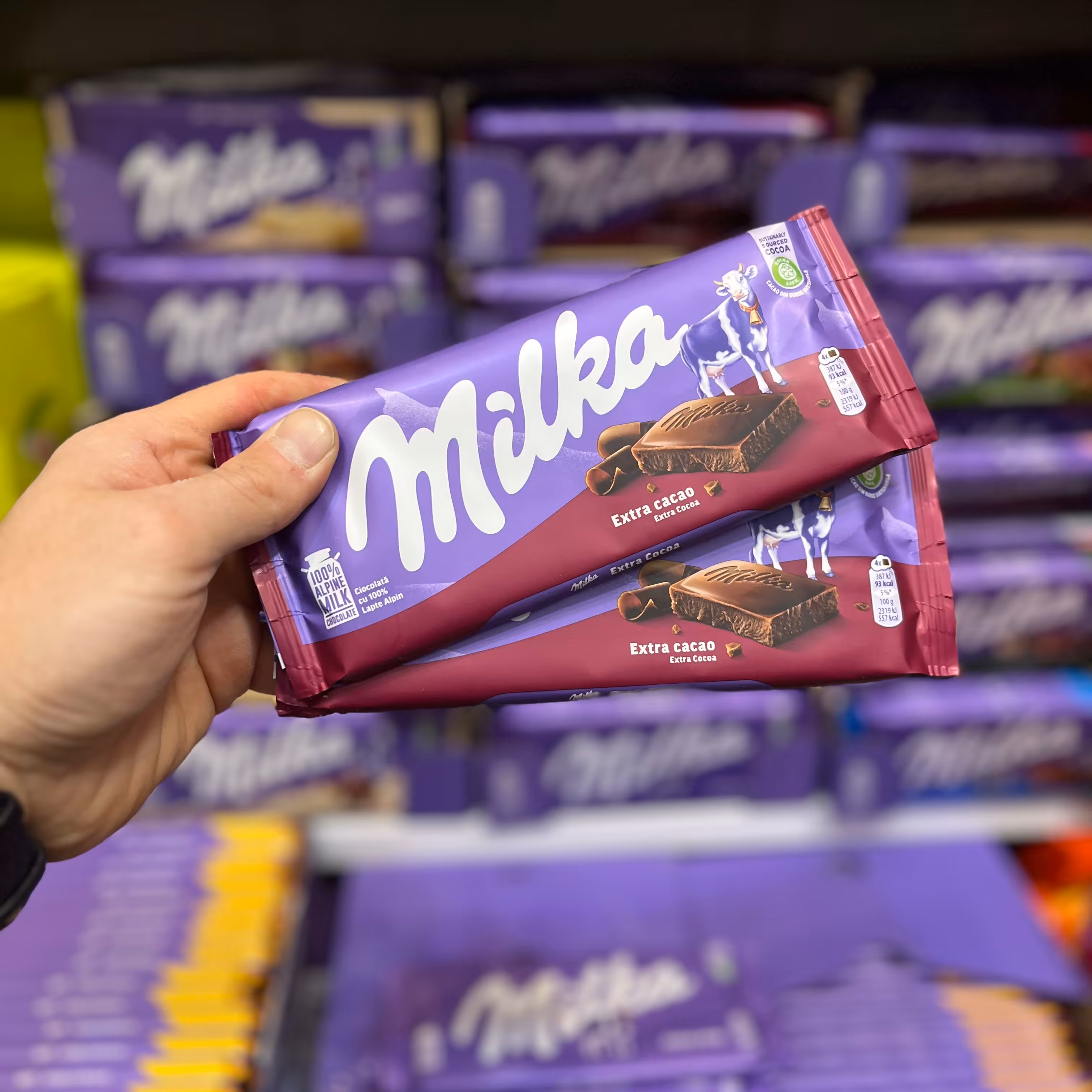 شکلات میلکا اکسترا