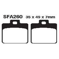 لوازم یدکی موتورسیکلت لنت های دیسک ترمز جلو SFA260 VESPA ET4 LX 125 150 PIAGGIO LIBERTY SEVENKARDEŞLER