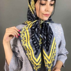 روسری نخی قواره 100*100 پاییزی
