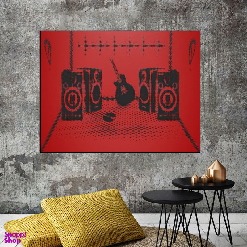 تابلو شاسی بکلیت طرح آلات موسیقی و اسپیکر مدل SH-S6296