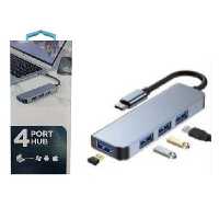 هاب 4 پورت Type-C USB3 پی نت P-Net T-3606
