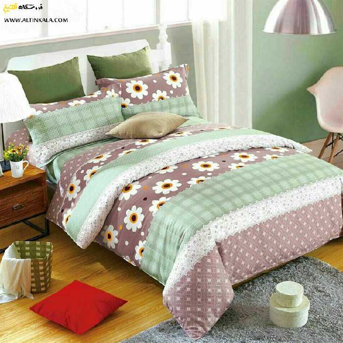روتختی دونفره تمام پنبه ترک 11 تکه تانیش کد 725