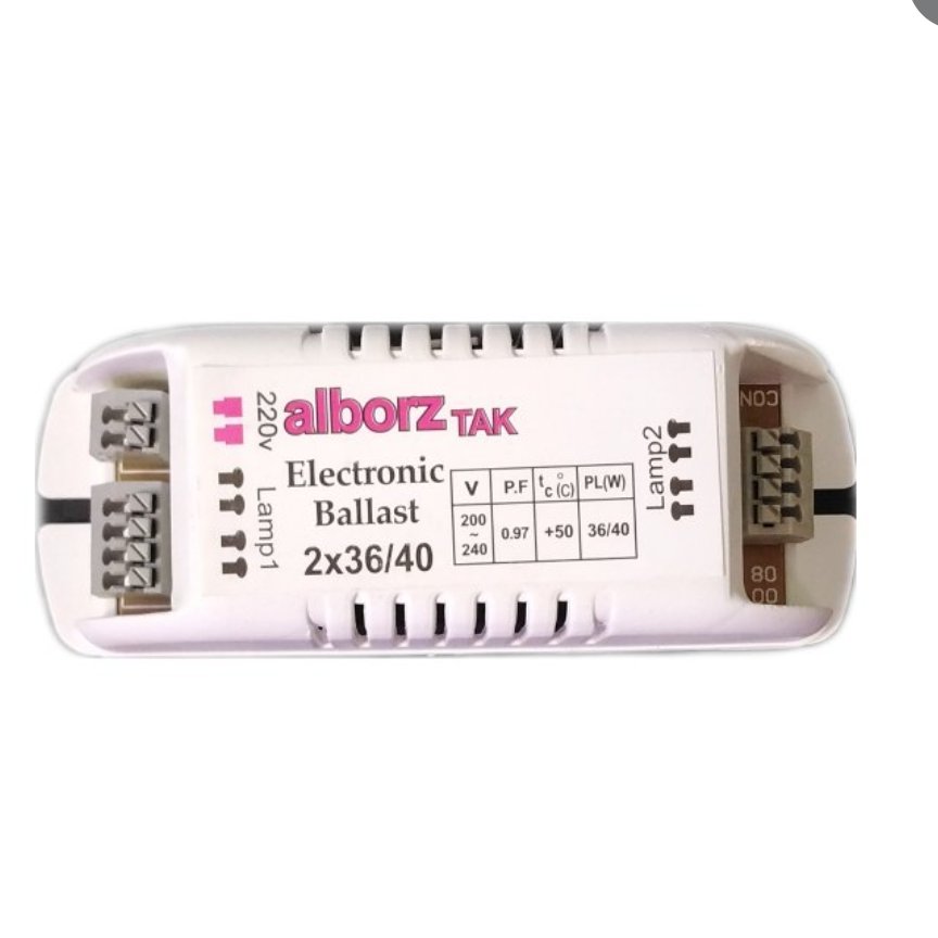 ترانس الکترونیکی 2x36 مهتابی ترانس اف پی ال  مدل البرز