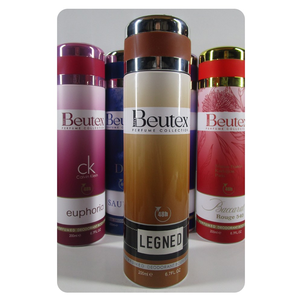 اسپری خوشبو کننده بدن اقایان بیوتکس رایحه لجند LEGEND حجم 200 میلی لیتر