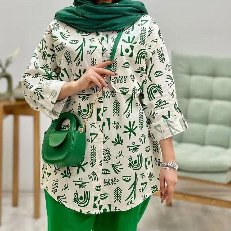 مانتو طرح دار سپیده