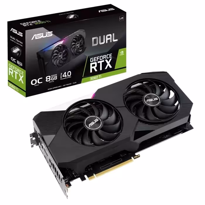 کارت گرافیک ایسوس DUAL RTX3060TI O8G