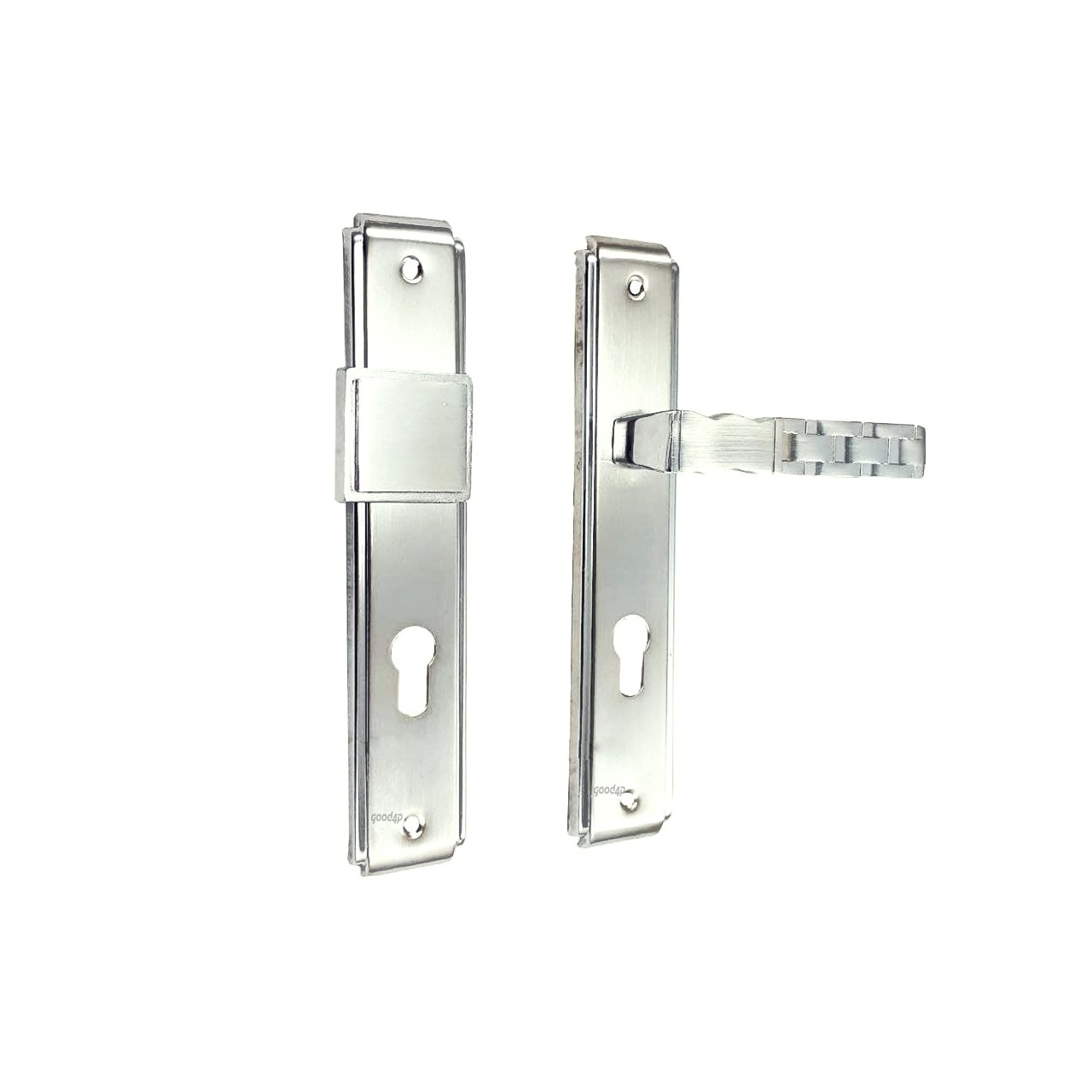 دستگیره پلاک آپارتمانی چپ رنگ کروم نیکو مدل 8000