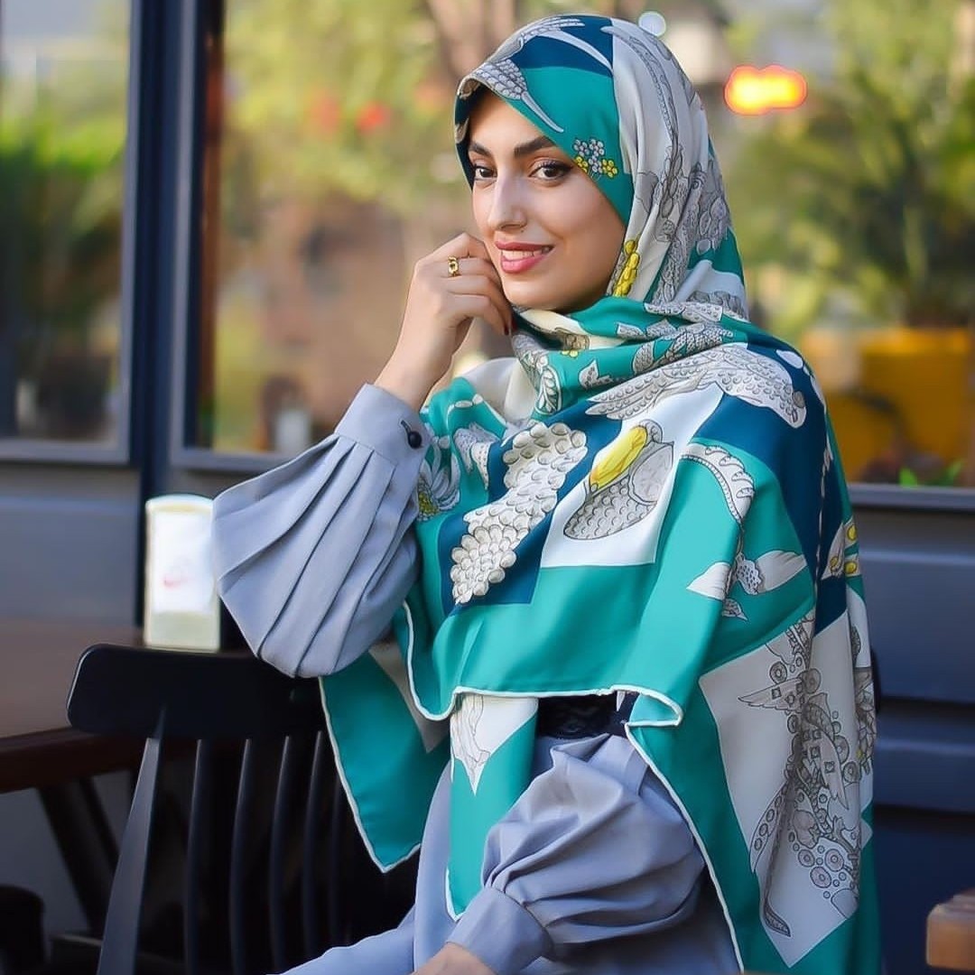روسری  سبز