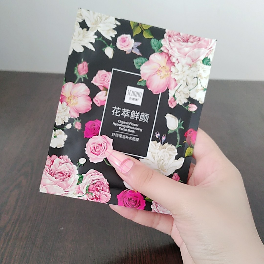 ماسک ورقه ای صورت گل رز برند سنانا، 25 گرم ( آرایشی میشل بیوتی )