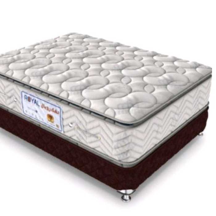 تشک فنری طبی نانو رویال  پد دار دو نفره سایز 160 در 200 ضمانت 8ساله