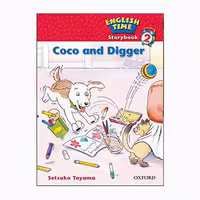 کتاب  Storybook English time 2 Coco and Digger اثر Setsuko Toyama انتشارات OXFORD 