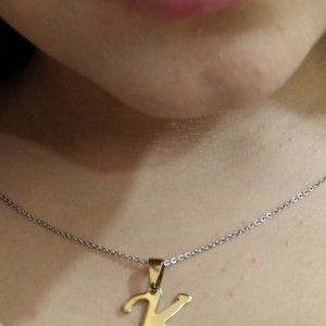 گردنبند حرف k