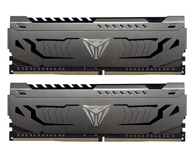 رم كامپيوتر پتریوت مدل Viper Steel Series DDR4 Dual فرکانس 3200 مگاهرتز و حافظه 16 گیگابایت