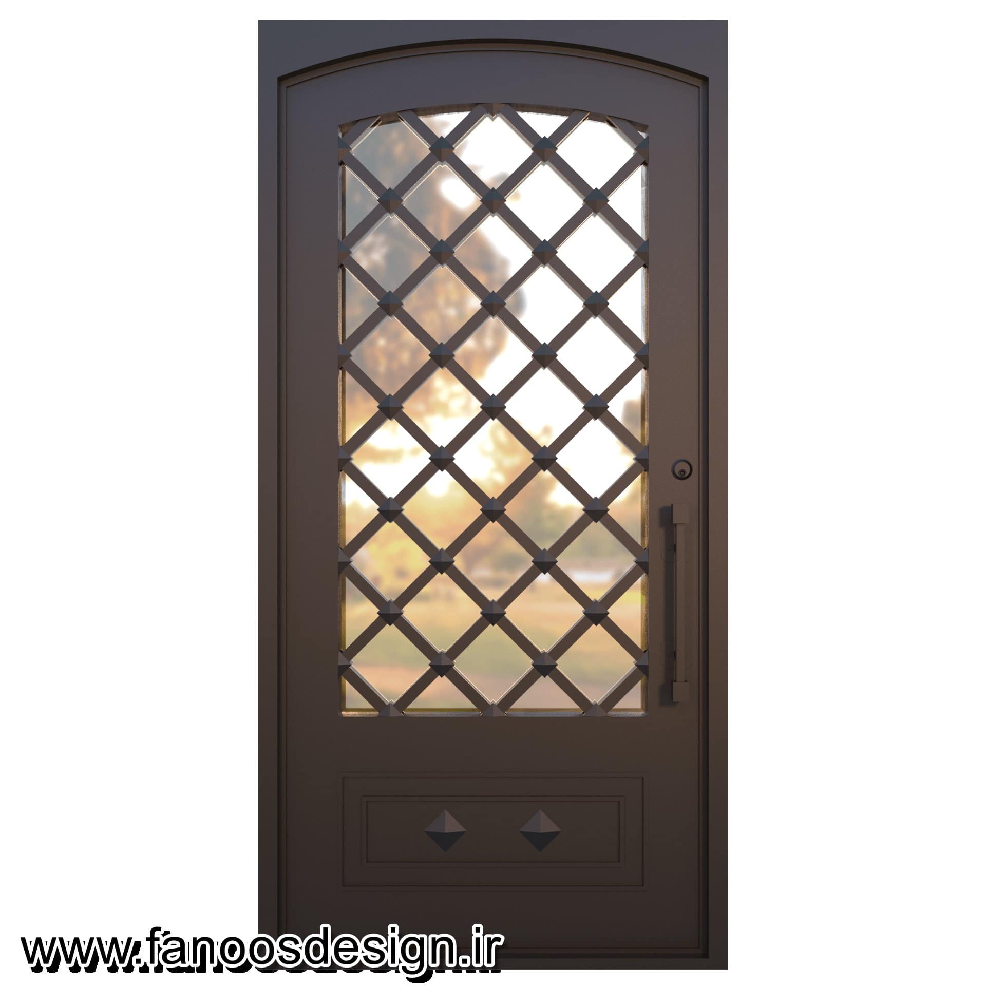 درب نفررو لابی آهنی کد 30717