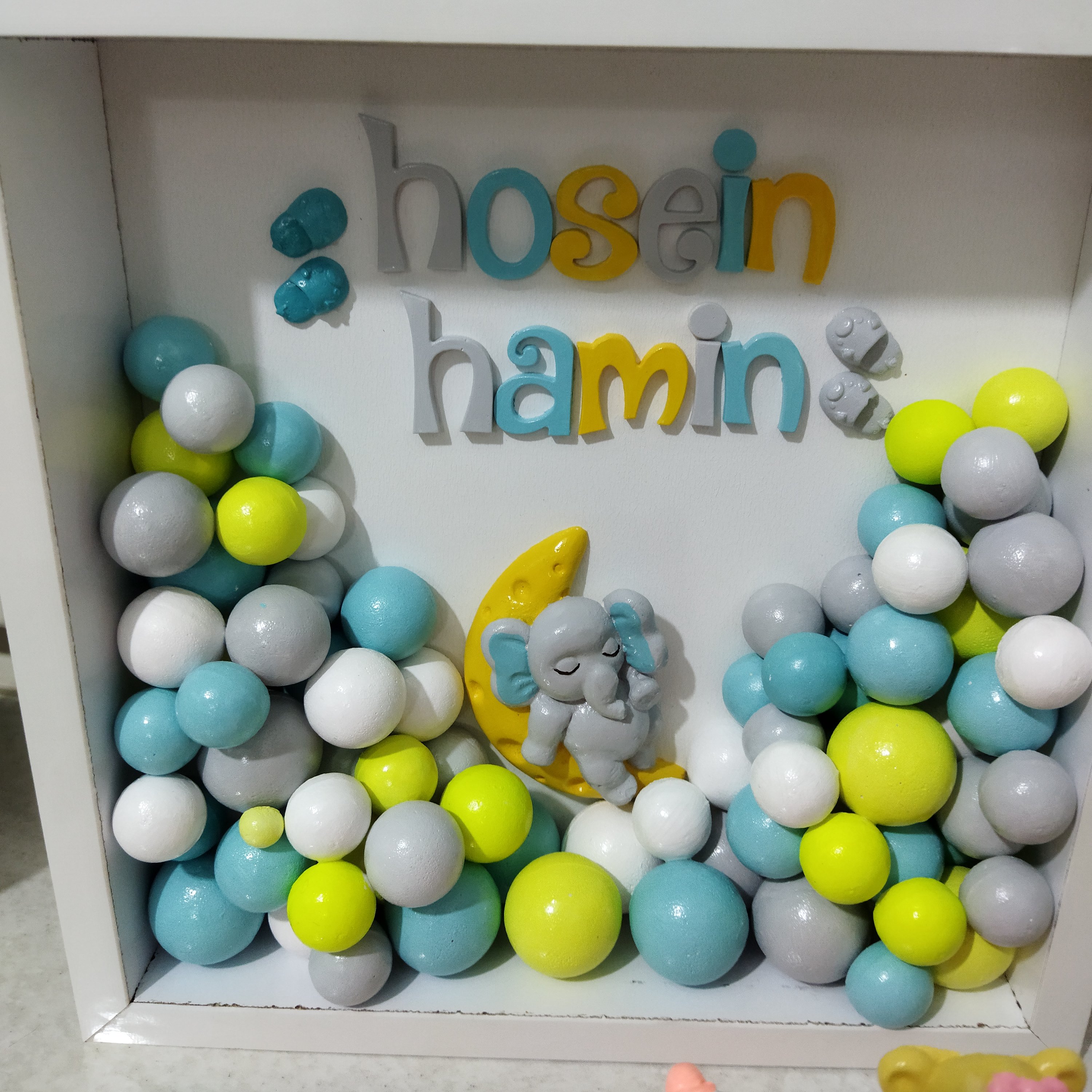 تابلو توپی کودک