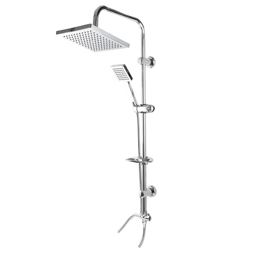 دوش حمام دوکاره (یونیورست) مدل موج رنگ کروم