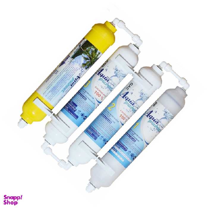 فیلتر تصفیه آب یخچال و فریزر آکوا پیورست مدل SOFT 4540 PRO مجموعه 4 عددی