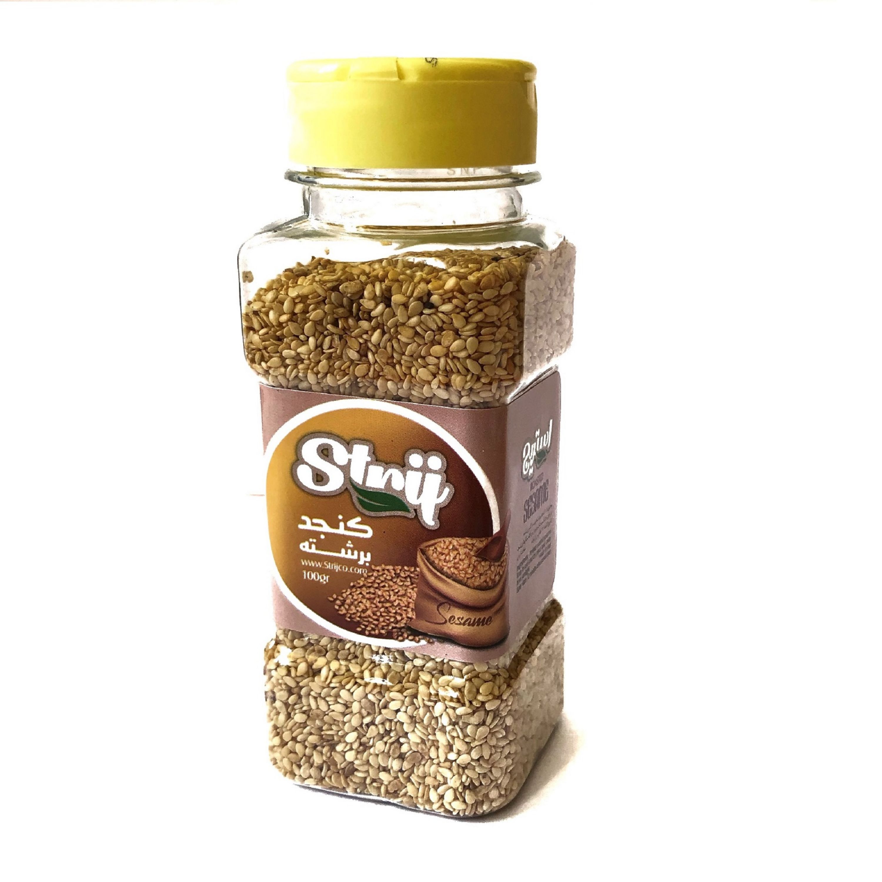کنجد برشته ساده استریج - وزن 100 گرم