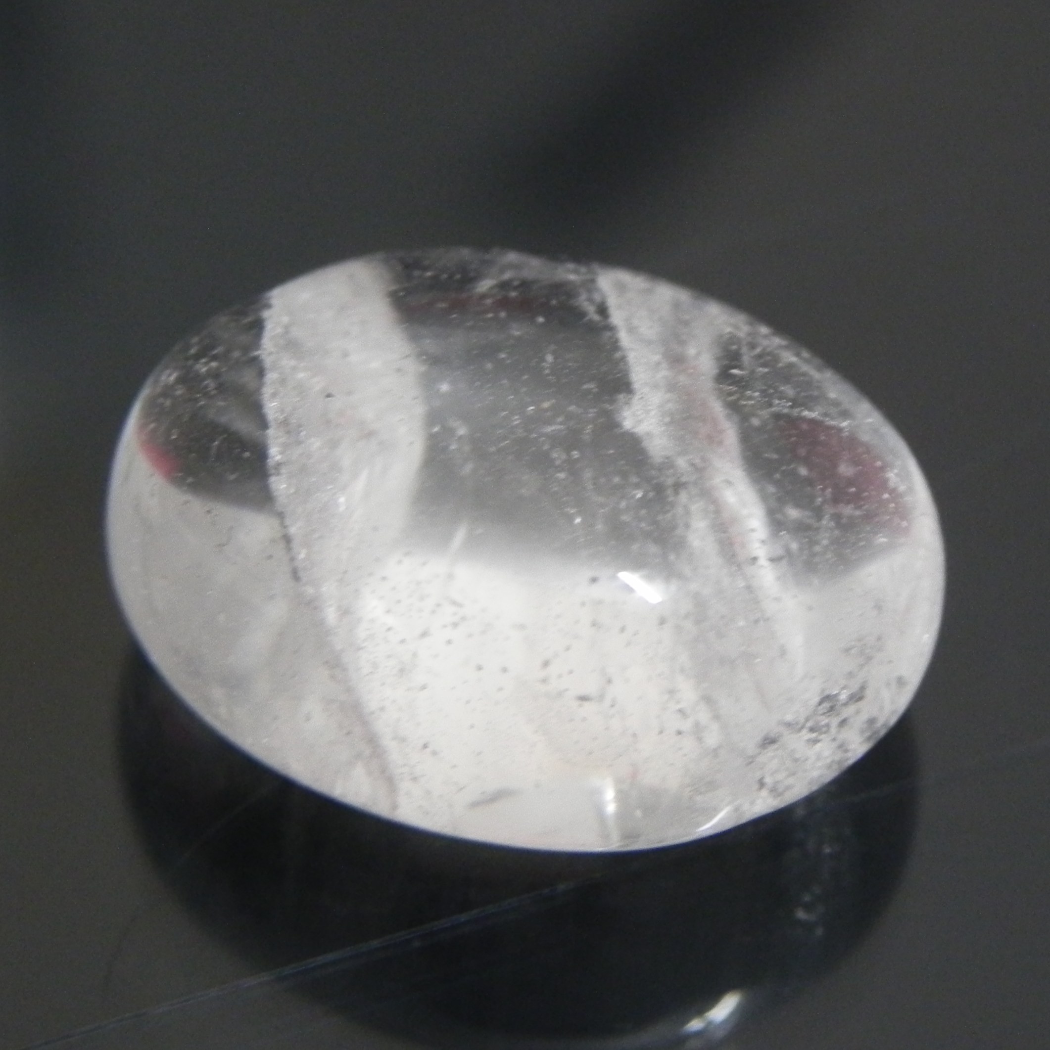 نگین دُر نجف پاک یا کوارتز  اصل معدنی انگشتری کد7