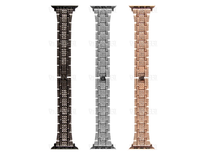 بند فلزی نگین دار اپل واچ Apple Watch Jeweled Metal2 Band 38/40mm