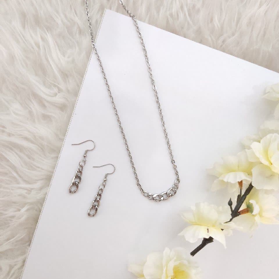 نیمست بازنجیر کارتیر وزنجیر دیپلمات تمام استیل 