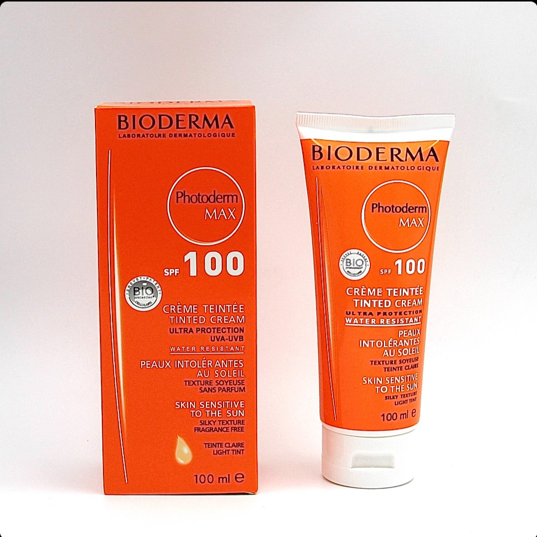 کرم ضد آفتاب بی رنگ بیودرما spf100