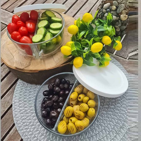 ظرف نگهدارنده پاشاباغچه دو خانه پولار مدل 530683-Polar