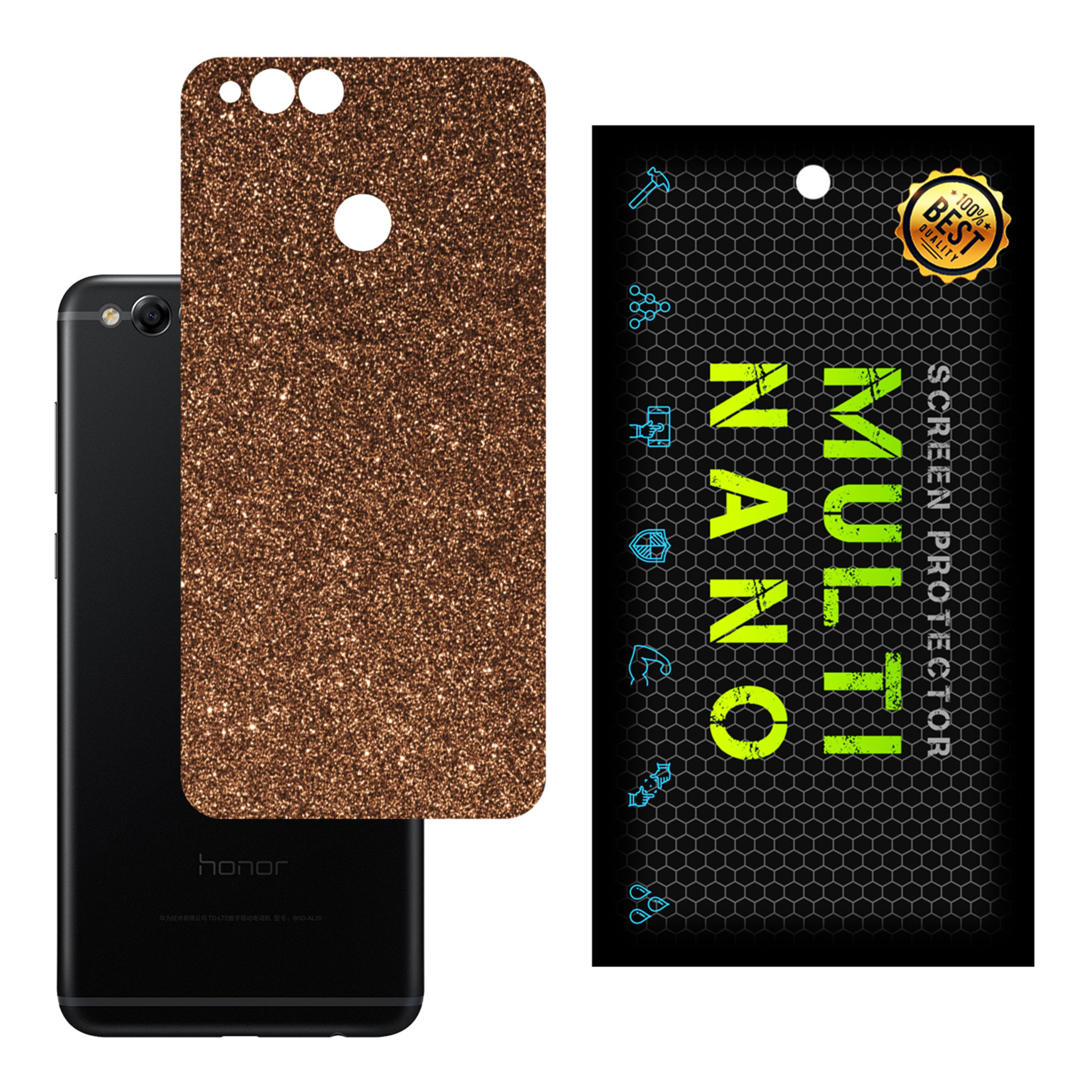 برچسب پوششی MultiNano مدل X-G1F-Bronze برای پشت موبایل هوآوی Honor 7X