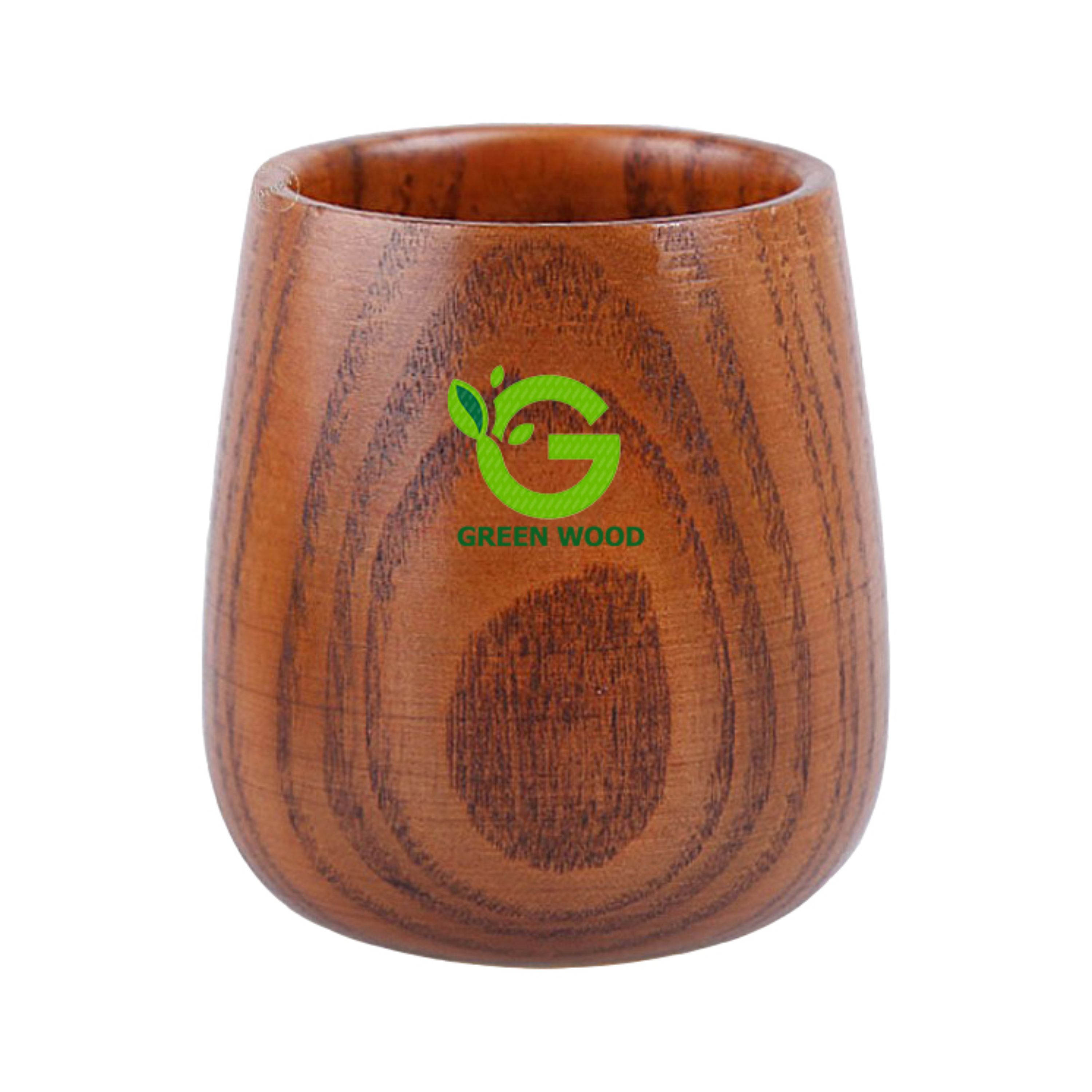 لیوان چوبی مدل H75 کد Gw141401002