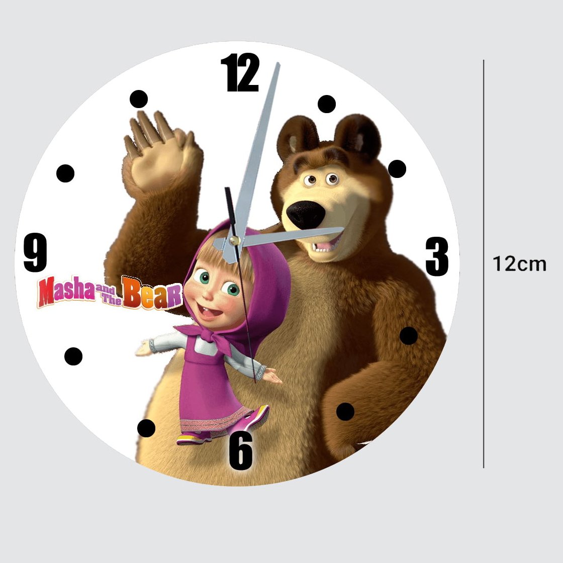 ساعت رو میزی طرح ماشاو خرسه