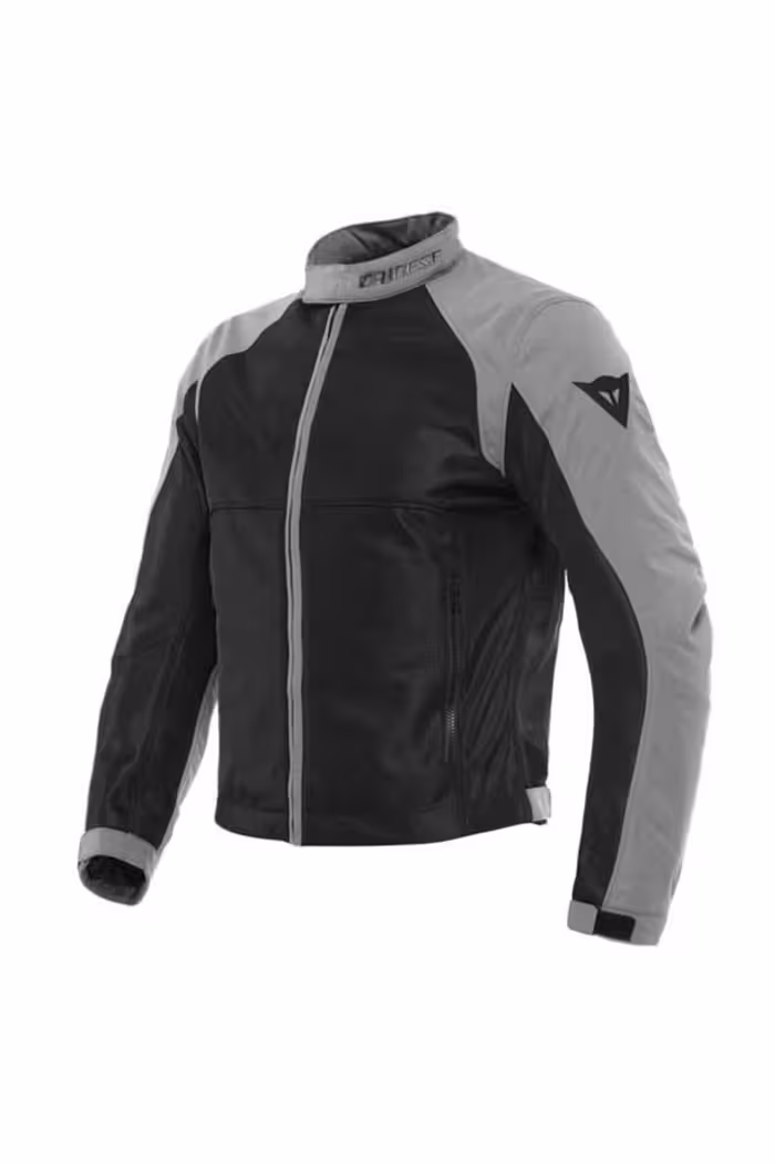 کاپشن موتورسوار خاکستری مردانه و زنانه موتور مونت سیاه داینس Dainese