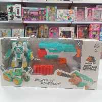 تفنگ تیر پرتاب کن به همراه ماشین رباط شو 