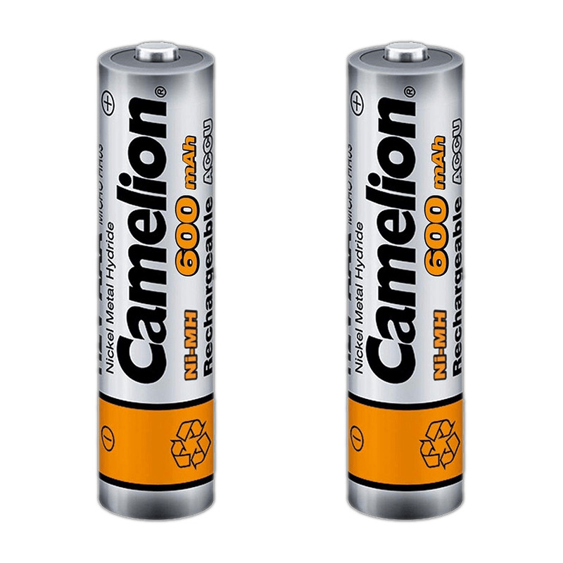 باتری نیم قلمی قابل شارژ کملیون مدل ACCU-600 بسته 2 عددی