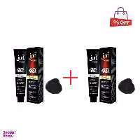 رنگ مو آیون (Ion) شماره 1.1 رنگ مشکی پرکلاغی حجم 120 میلی‌لیتر مجموعه 2 عددی