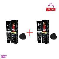 رنگ مو آیون (Ion) شماره 1.1 رنگ مشکی پرکلاغی حجم 120 میلی‌لیتر مجموعه 2 عددی