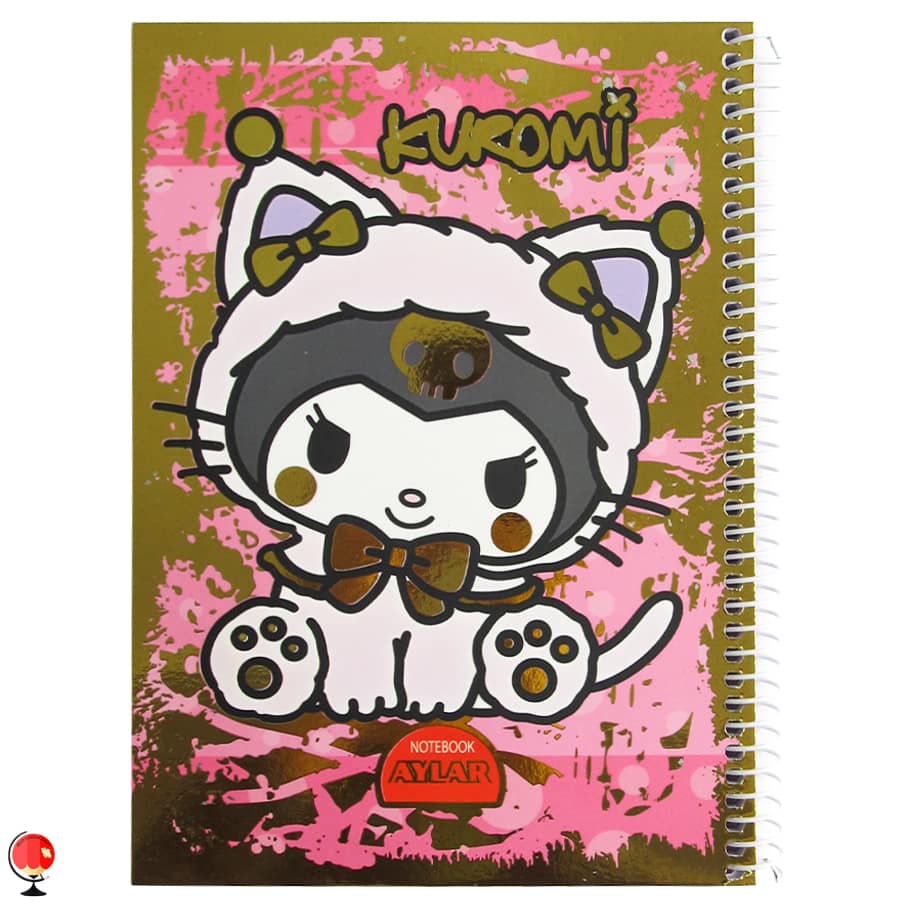 دفتر مشق 100 برگ طرح کرومی صورتی آیلار