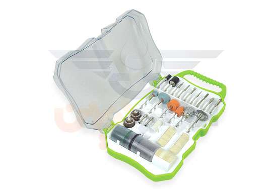 ست لوازم جانبی فرز انگشتی حکاکی 70 پارچه سیلور GTP01A16 silver