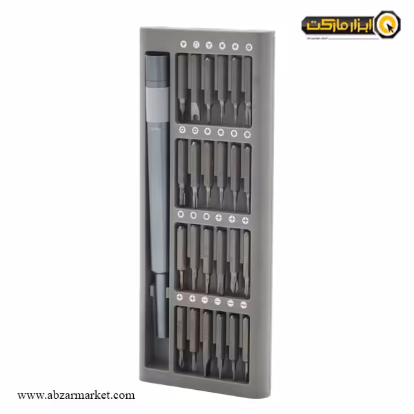 ست سر پیچ گوشتی ساعتی استارمکس 25 عددی مدل SHS-15S025BS