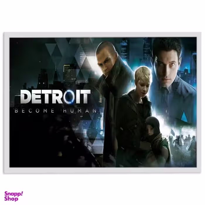 تابلو نوری بکلیت مدل طرح بازی گیم نت Detroit مدل چراغدار W-s1395